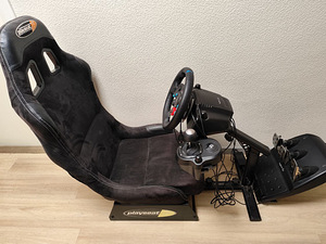 Logitech G29 rool ja Playseat rallitool Playstation PC (3 foto / 4)