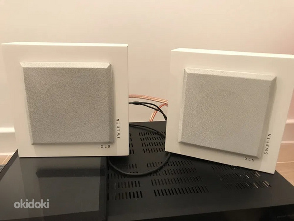 2 x Valged DLS Flatbox Slim Mini kõlarid