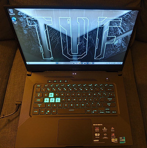 Asus TUF FX516 144Hz, i7, 512 SSD, 3050TI sülearvuti laptop (4 foto / 7)