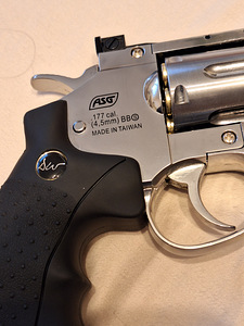 ASG Dan Wesson 6" 4,5mm steel BB CO2 õhkrevolver (4 foto / 7)