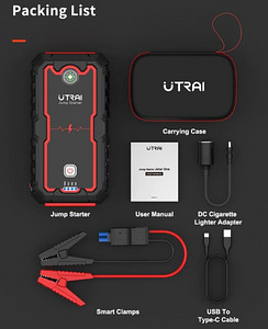 Võimas käivitusabi, akupank 2000 A, 22000 mAh, jump starter (1 foto / 8)