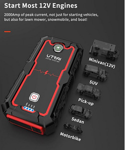 Võimas käivitusabi, akupank 2000 A, 22000 mAh, jump starter (3 foto / 7)