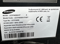 Samsung LE 37 A656