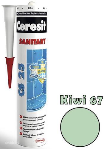 Затирка 2кг и силикон CERESIT toon kiwi (фото #2)