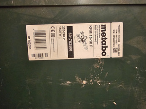 Faasilõikur Metabo KMF-15-10F (3 foto / 3)