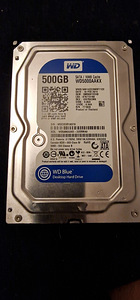 3,5" kõvaketas WD Blue 500GB HDD (1 foto / 1)