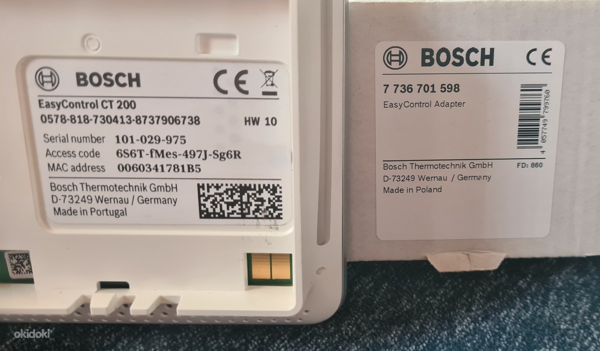 Bosch Easy Control CT 200 + адаптер Tallinn, Отопление, кондиционирование, вентиляция okidoki