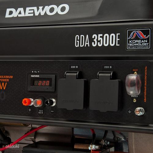 Бензиновый электрогенератор Daewoo GDA 3500E (фото #4)