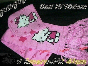 Комплект Hello Kitty шарф + шапка (2 фото из 2)