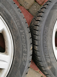 Volvo Orig 16 Valuveljed 5x108 peaaegu uue lamell rehvidega (3 foto / 6)