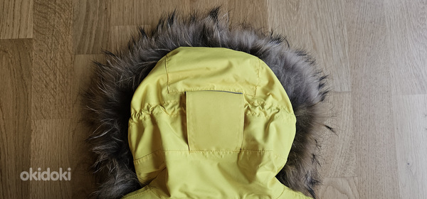Зимняя куртка Huppa с настоящим мехом. Размер 128 (фото #4)