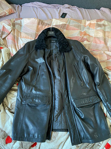 Мужская кожаная куртка Strellson 56/58 размер