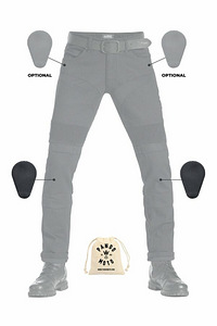 PandoMoto 32/36 Slim-Fit Cordura mototeksad (3 foto / 6)