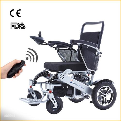 Remote control складная электрическая инвалидная коляска (фото #1)