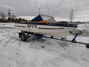 Paat + evinrude 60+treiler (2 foto / 7)