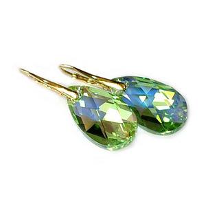Kõrvarõngad, kullatud hõbe 925 ja Swarovski (1 foto / 1)