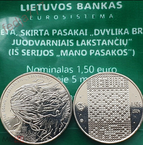 1.50 Euro 2024 Leedu UNC (1 foto / 1)