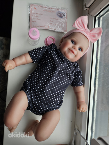 Новая кукла-реборн, реалистично выглядящий младенец 43 см (фото #1)