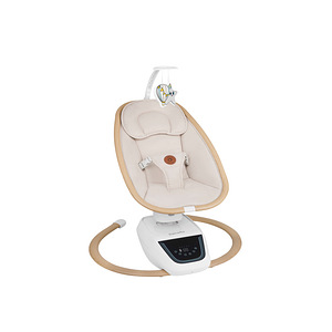 Lionelo Olivia Beige Natural — beebi lamamis ja kiikumistool (1 foto / 8)