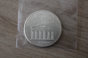 Canada Montreal Olümpia 1976 a. 10 dollars Hõbe (1 foto / 4)