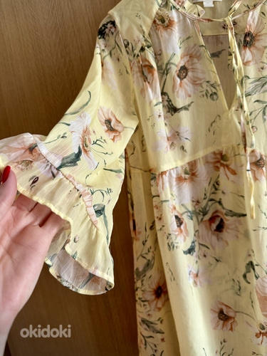 Пляжная блузка/пляжное платье h&M (размер S-M, длина 80см) (фото #2)