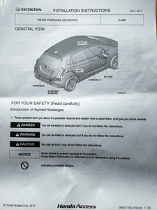 ORIGINAAL HONDA JAZZ 14-20 TAGUMISE PARKIMISANDURI KOMPLEKT, (6 foto / 10)