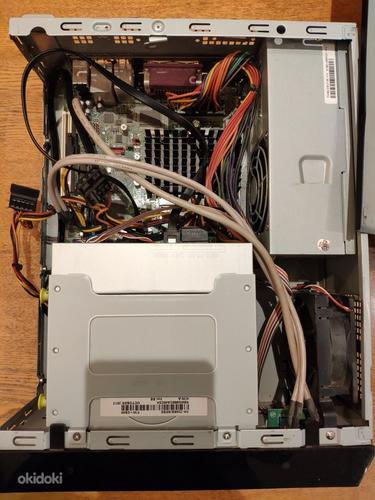 Mini ITX korpus (case) + PSU + Mainboard + CPU + 500GB HDD (foto #2)