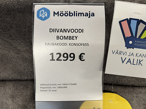UUS diivanvoodi pesukastiga poole hinnaga! (2 foto / 10)