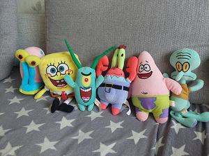 Spongebob ja sõbrad pehmed mänguasjad