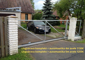 Värava komplekt, liugvärav, väravad, värav (3 foto / 3)