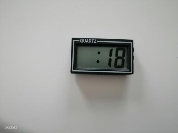 Цифровой ЖК-термометр гигрометр+часы в машину (фото #8)