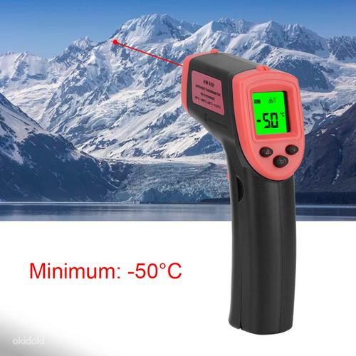Термометр бесконтактный лазер, инфракрасный-50 ~ 600 ℃ (фото #5)
