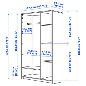 Платяной шкаф Икея (3 фото из 3)