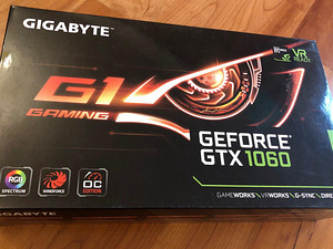 Gigabyte 1060 3GB Gaming G1 2 fans (1 foto / 3)
