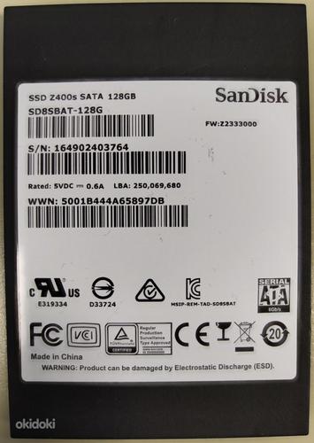 2.5" SATA SSD SanDisk kõvaketas 128 GB (foto #1)