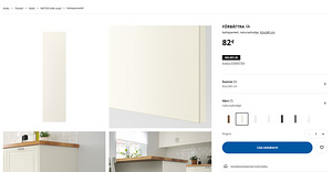 Ikea FÖRBÄTTRA kattepaneel, lõugatud. Uus mõõt 58.5x219.5 cm (4 foto / 4)