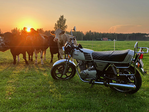 Musta numbriga 1978.a Yamaha XS 400 (1 foto / 6)