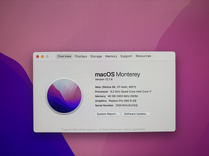 iMac 27'' 2017/i7/4.2Ghz/40GB/RadeonPro8GB/1000TB (5 foto / 6)