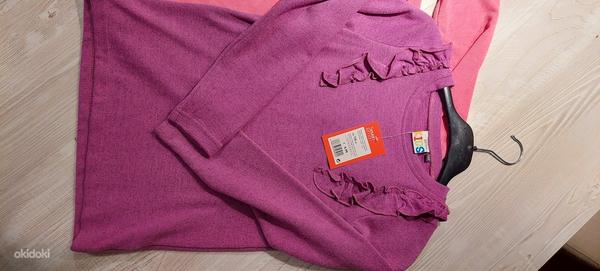 Новая блузка 140 розовая 134 фиолетовая (фото #2)