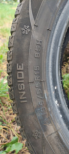 M+S lamellid nagu uued 195/55/R15 (6 foto / 8)