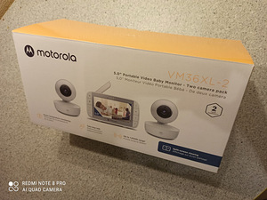 Радионяня Motorola VM36XL-2, 2 камеры - как новая (4 фото из 4)