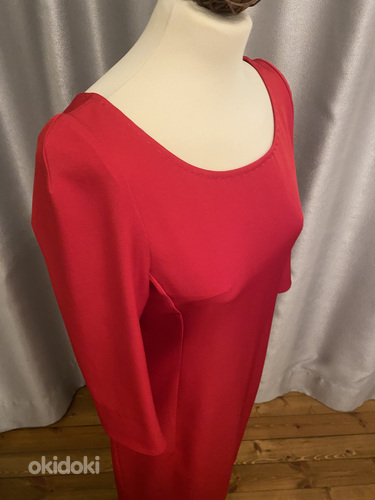 Вишнево-красное платье (фото #3)