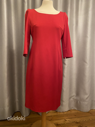 Вишнево-красное платье (фото #6)
