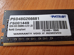 Patriot DDR4 2666MHz 8GB x4 (2 foto / 2)