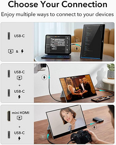 ESR TH-156FC 15.6" Full HD portatiivne IPS monitor (6 foto / 10)