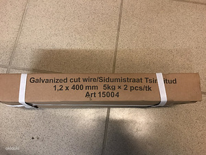 Tsingitud kudumistraat 1,2 x 400mm 10kg (2 foto / 2)