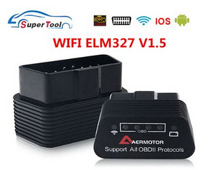 OBD2 WiFi v.1.5 autodiagnostika adapter IOS iPhone, Android (7 foto / 7)
