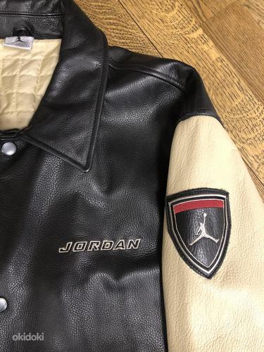 Винтажная кожаная куртка air Jordan XXL (как новая) (фото #3)