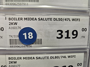 Boiler Midea Salute DL50/47L wifi (1 foto / 1)