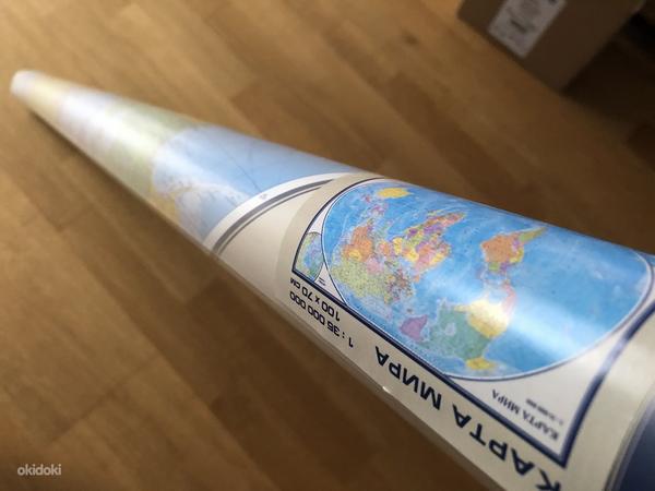 Uus maailma map 100cm*70cm (foto #2)
